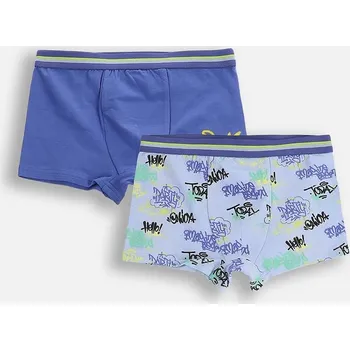 Chlapecké spodní prádlo Dětské boxerky Coccodrillo 2-pack ZC5409508PAN modrá 55X, vel. 140-146