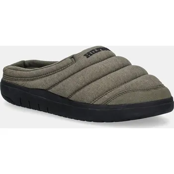 Dámská móda Pantofle Tommy Hilfiger COMFORT ELEVATED HOUSE SHOE FM0FM05616 zelená 81X, EUR 40
