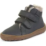 FRODDO chlapecká kotníková obuv BAREFOOT WINTER FURRY G3110263-KA tmavě modrá 29