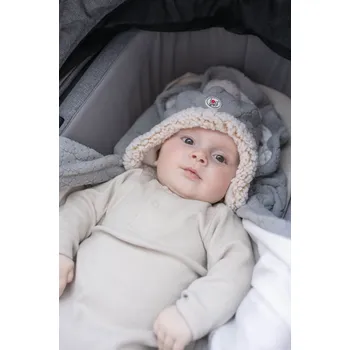 Čepice LODGER Hatter Folklore Fleece Drizzle Velikost (od výrobce): 0 - 3 m.