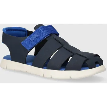 Dívčí sandály Dětské kožené sandály Camper tmavomodrá barva K800242.25.34 59X, EUR 25