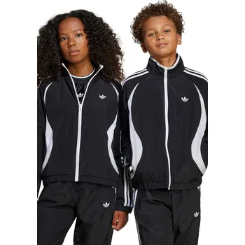 Dětská bunda adidas Originals černá barva, JC9112 99X, vel. 140