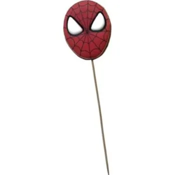 Jedlá dekorace na dort Spider man z perníku