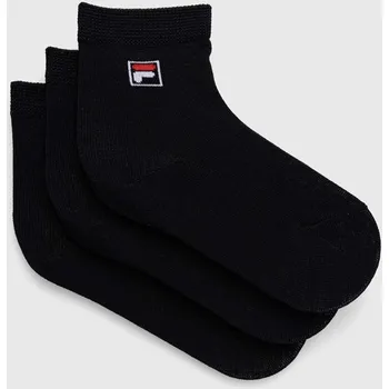 Dětské ponožky Fila 3-pack F1042 černá 99X, vel. 23/26