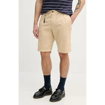 Pánské kraťasy Bavlněné šortky Paul&Shark pánské, béžová barva, 25414026 12X, vel. 52
