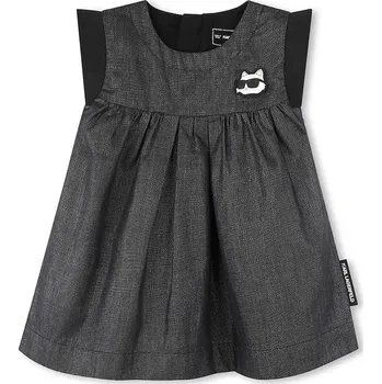 Dámské šaty Kojenecké šaty Karl Lagerfeld černá barva, mini, áčková, Z30514 Z30514.71.81 99X, vel. 71