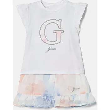 Kojenecká souprava Kojenecká sada Guess bílá barva, A5RG12 K6YW0 A5RG12.K6YW0.PPYA 00X, vel. 62-68