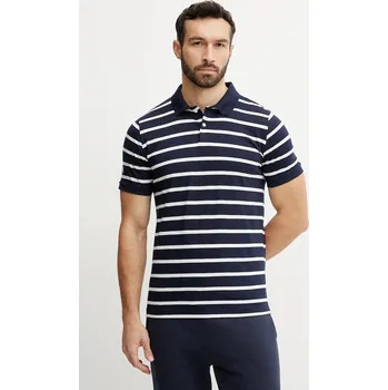 Pánské tričko Bavlněné polo tričko Helly Hansen NEWPORT POLO tmavomodrá barva, 34412 59X, vel. S