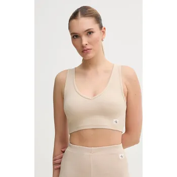 Top Calvin Klein Jeans J20J225246 béžová 08X, vel. M