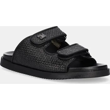 Dámské pantofle Pantofle Steve Madden Myka dámské, černá barva, SM11003682 SM11003682.001 99X, EUR 38