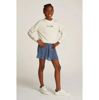 Dívčí šaty Dívčí šaty Tommy Hilfiger KG0KG08334.128.176.PPYA béžová 01X, vel. 140