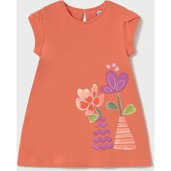 Dívčí šaty Dívčí šaty Mayoral oranžová barva, mini, 1922 1922.4H.Baby.PPYA 22X, vel. 80