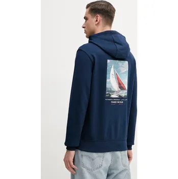 Dámská mikina Bavlněná mikina Tommy Hilfiger MW0MW39151 námořnická modř 59X, vel. L