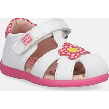 Dívčí sandály Dětské kožené sandály Agatha Ruiz de la Prada bílá barva, 252900 00X, EUR 18