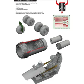 Plastikový model Eduard 1/48 Jaguar GR.1 (AIRFIX)