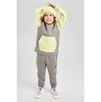 Chlapecké oblečení Dětská mikina Reima Leppo 5200424A.PPYA zelená 78X, vel. 140