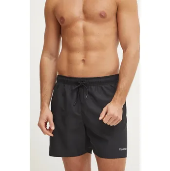 Plavkové šortky Calvin Klein 2-pack černá barva, KM0KM01165 99X, vel. XL