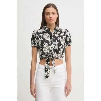 Dámská košile Bavlněná košile Gaudi 511BD45020 černá 99X, vel. 34