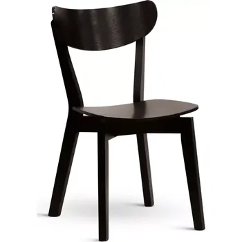 Jídelní židle Dřevěná jídelní židle NICO – masiv, černá Stima