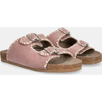 Dámské pantofle Semišové pantofle Answear.LAB 29729 růžová 30X, EUR 40