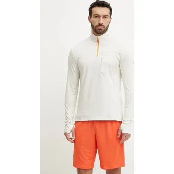 Pánská mikina Sportovní mikina Under Armour Launch Trail béžová barva, 1383244 01X, vel. XL