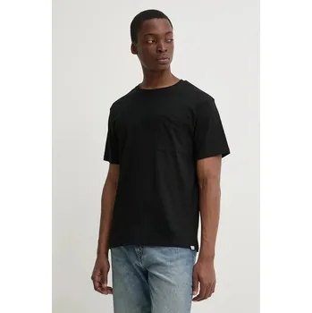 Pánské tričko Bavlněné tričko Solid 21107372.110601 černá 99X, vel. S