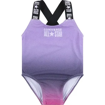 Dámské plavky Jednodílné plavky pro miminko Converse fialová barva, 1CD418 04X, vel. 74-80