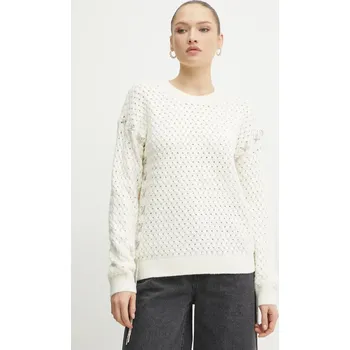 Pánský svetr Svetr z vlněné směsi Guess ELLISS W5RR13.Z3KY0 béžová 01X, vel. L