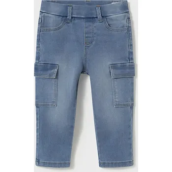 Kojenecké džíny Mayoral cargo 1578 1578.3C.Baby.PPYA modrá 55X, vel. 80