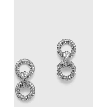 Náušnice Náušnice Guess JUBE04.061JW stříbrná SLV, vel. ONE SIZE