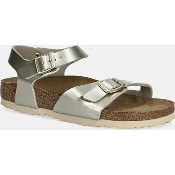 Dívčí sandály Birkenstock - Dětské sandály Rio 1014829 zlatá 10Y, EUR 32
