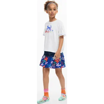 Chlapecké tričko Dětské bavlněné tričko Desigual 25SGTK02 bílá 00X, vel. 164