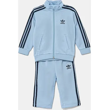 Sportovní oblečení Dětská tepláková souprava adidas Originals JC6501 modrá 50X, vel. 86