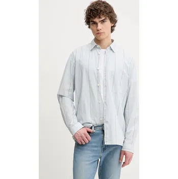 Pánská košile Bavlněná košile Marc O'Polo 5000005910 modrá 50A, vel. M