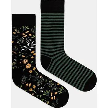 Pánské ponožky Bavlněné ponožky Medicine 2-pack pánské, více barev RS25.LGM100 vícebarevná MLA, vel. 39/42