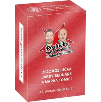 Sběratelská karetní hra 2022 Goal cards Rozlučka Jardy Bednáře a Marka Tomici Box