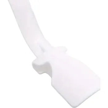 Přípravek pro údržbu obuvi Sada 2 ks pomůcka pro nazouvání bot Plastový klip na patu 17,5 x 5 cm Usnadňuje obouvání obuvi Bez ohýbání a poškození paty boty bílá