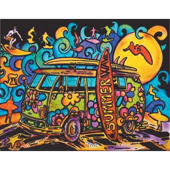 RC model ostatní Colorvelvet Sametový obrázek Surf 21x29,7cm