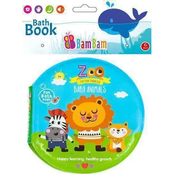 Hračka pro nejmenší Bam Bam Knížka do koupele Zoo