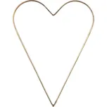 Kovová dekorace Ib Laursen srdce V.30 cm zlatá