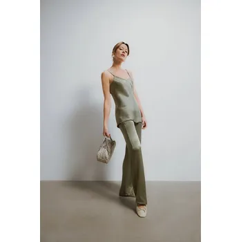 Kabelka Kožená kabelka Answear.LAB šedá barva 0423.FLK 90X, vel. ONE SIZE