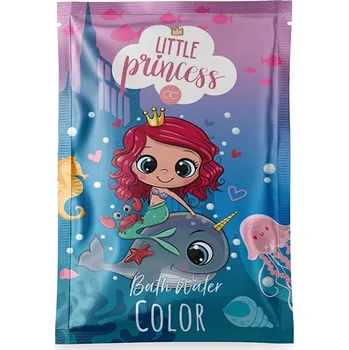 Koupelová sůl ACCENTRA Little princess koupel barevná s efektem změny barvy 80&nbsp;g