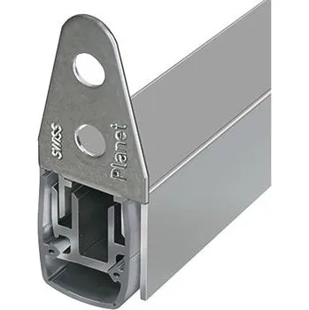 Switch PLANET dveřní těsnění MF-FH-RD, 710 x 19,8 x 20 mm, jednostranné, hliník natur