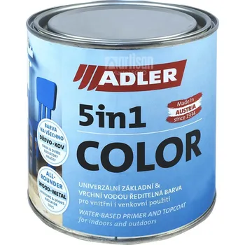 barva a nátěr na dřevo ADLER 5in1 Color - univerzální vodou ředitelná barva 0.75 l