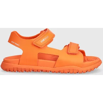 Dívčí sandály Dětské sandály Geox SANDAL FUSBETTO J45HMA.000BC.28.35 oranžová 22X, EUR 34