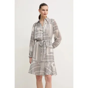 Dámské šaty Šaty Marc Aurel 6535.1010.93383 béžová 01X, vel. 44