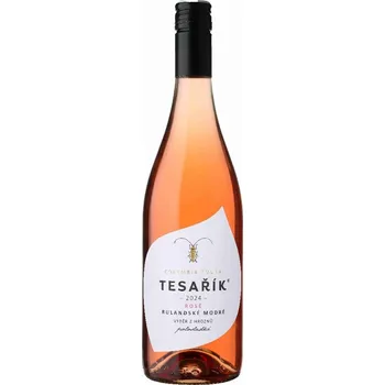 Víno Rulandské modré rosé 2024 VZH polosladké 12% 0,75 TESAŘÍK