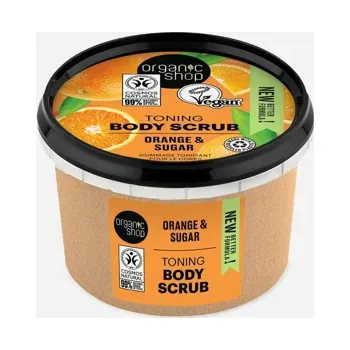 Tělový peeling Tonizující tělový peeling Pomeranč a cukr 250 ml