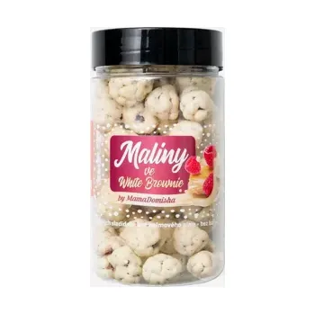 Sušené ovoce Maliny ve White Brownie by @mamadomisha 100 g