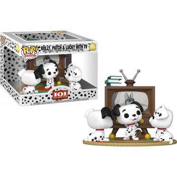 Figurka Funko POP! 1664 Moment: 101 Dalmatians - Rolly, Patch & Lucky With TV